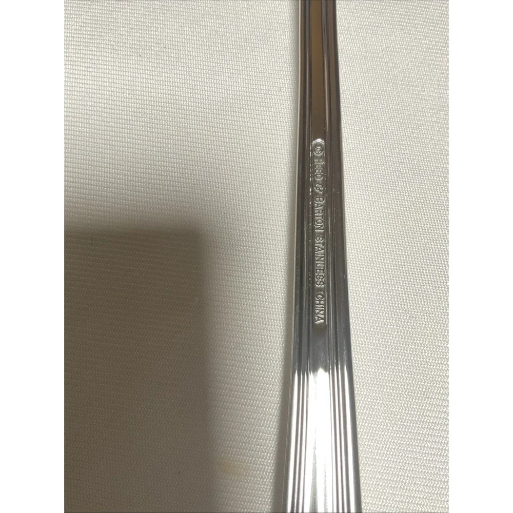 Reed & Barton Saville Garden Salad Serving Set Stainless Steel